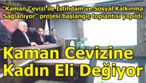 Kaman Cevizine Kadın Eli Değiyor