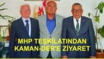 MHP TEŞKİLATINDAN KAMAN-DER’E ZİYARET