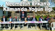 Necmettin Erkan’a  Kaman’da Yoğun İlgi