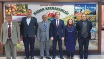 Muhtarlardan Kaymakam  Tok’a Nezaket Ziyareti