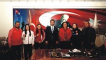 Kaman’ın Gururu Milli  Sporcular Belediye  Başkanlığı’nda Ağırlandı
