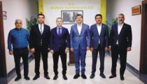 Milletvekili Erkan ve Başkan  Emre Demirci’den Kaymakam  Ergün’e Hayırlı Olsun Ziyareti