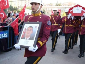 Kırşehirli Şehit Uzman Çavuş Yasin Baran Kırıkkale’de son yolculuğuna uğurlandı