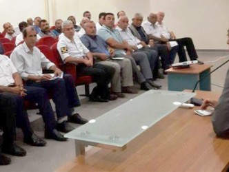 Kaymakam Girgin Köy Muhtarları ile toplantı düzenledi