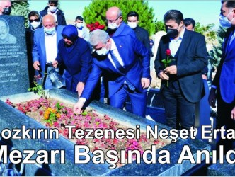 Bozkırın Tezenesi Neşet Ertaş  Mezarı Başında Anıldı