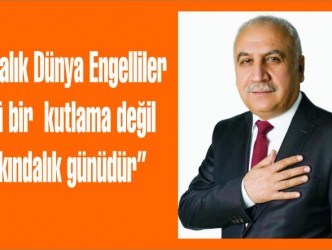 Başkan Necati Çolak’tan “Engelliler Günü” Mesajı