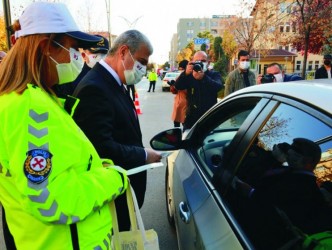 Vali İbrahim Akın “Bi Hareketine  Bakar Hayat Projesi” Kapsamında  Vatandaşlara hatırlatmalarda Bulundu