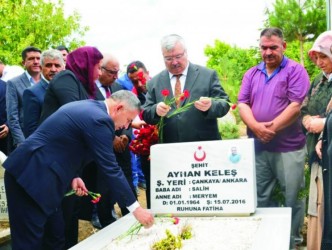 Kaman’da 15 Temmuz  Şehitleri Kabirleri  Başında Anıldı