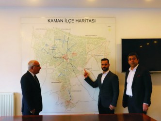 İş İnsanı Çetin Ay ve Erkan  Doğanay’dan Kaman’a Ziyaret