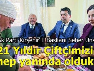 21 Yıldır Çiftçimizin  hep yanında olduk..