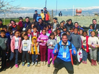 KAEÜ Kahramanmaraş’ta 3 Adet Çadır Anaokulu Kurdu