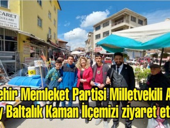 Gülay Baltalık’tan Kaman Ziyareti