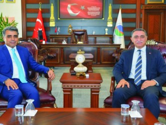 Vali Yardımcısı İsmail Çetinkaya’dan  Rektör Karahocagil’e Ziyaret