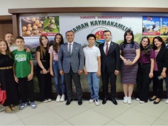 Kaymakam Nurullah Kaya, LGS’de  Başarılı Öğrencileri Ödüllendirdi