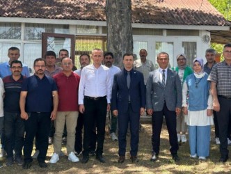 Halil İman’a Veda Yemeği