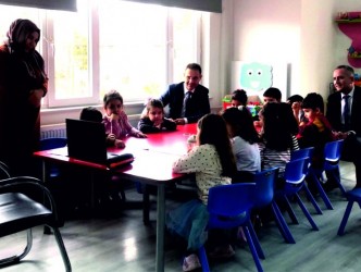 Serdal Bora, Kaman’da Okul  Ziyaretlerine Devam Ediyor