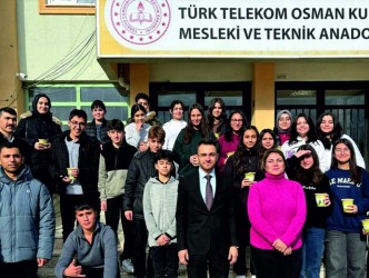 Kaman İlçe MEM Şube Müdürü İbrahim Başarır ve  Öğrenciler, TT Osman Kulaksız MTAL’yi Ziyaret Etti