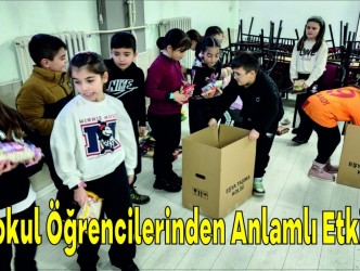İlkokul Öğrencilerinden Anlamlı Etkinlik