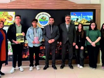 Başkan Emre Demirci öğrencileri  ve öğretmenlerini belediyede ağırladı
