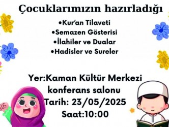 Kur’an Kursu Yıl  Sonu Programı Hazır