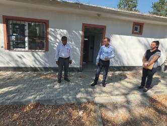 Kaymakam Engin Tok’tan Hacıpınar  Mahallesi Sosyal Tesisine Ziyaret