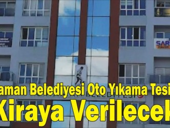 Kaman Belediyesi Oto Yıkama Tesisi Kiraya Verilecek