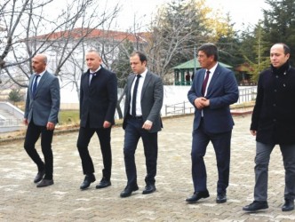 KAMAN BORSA İSTANBUL FEN  LİSESİ’NE, İLÇE PROTOKOLÜNDEN  KAPSAMLI ZİYARET