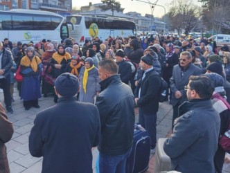 Kaman’da Umreciler Dualarla  Kutsal Topraklara Uğurlandı