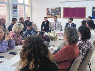 Başkan Demirci ve Müdür  Bora’dan Kaman Şehit Bayram  Kara Ortaokulu’na Ziyaret