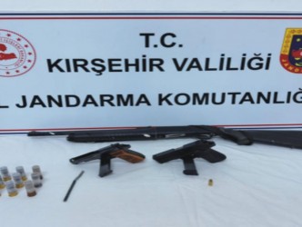 Kaman’da Ruhsatsız Silah Operasyonu