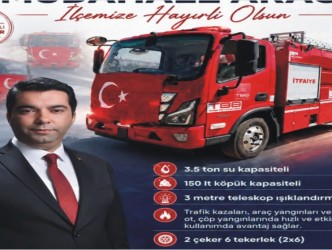 KAMAN’A YENİ ŞEHİR İÇİ KAZA  VE YANGINA MÜDAHALE ARACI