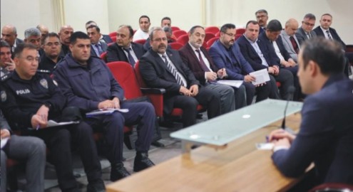 Kaman’da Okul Güvenliği  değerlendirme toplantısı