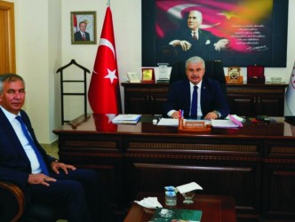 Vali İbrahim Akın’dan  Metin Alpaslan’a  Hayırlı Olsun Ziyareti
