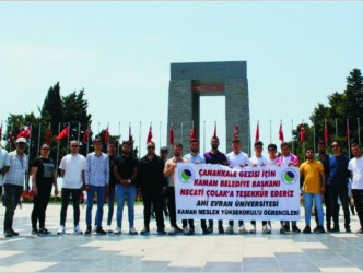 Kaman MYO Öğrencileri  “Çanakkale  – Gelibolu”  gezi programına katıldı