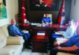 Başkan Necati Çolak ve Kamil  Avşaroğlun’dan Emniyet  Müdürüne Hayırlı olsun ziyareti