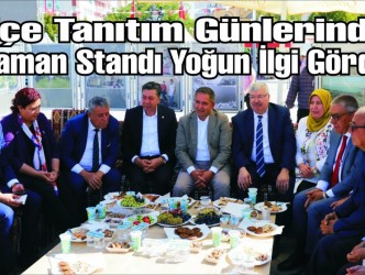 İlçe Tanıtım Günlerinde Kaman Standı Yoğun İlgi Gördü
