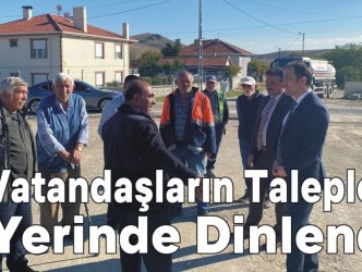 Kaymakam Engin Tok’tan Köylere Ziyaret: