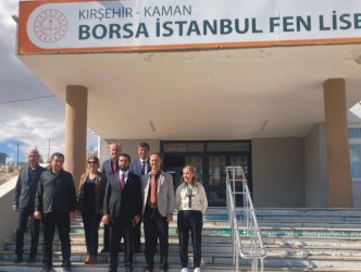 Başkan Demirci’den Kaman Fen Lisesine Anlamlı Ziyaret